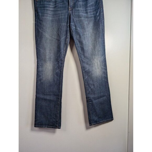 Gap 1969 Jeans Women's Size 33/16 40x32 Y2K Real Straight Mid Rise Slim Long NEW - Picture 2 of 9